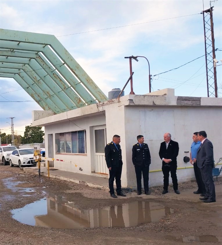 Seguridad: El ministro Castro cumplió una amplia agenda en Comodoro Rivadavia y&nbsp;Sarmiento