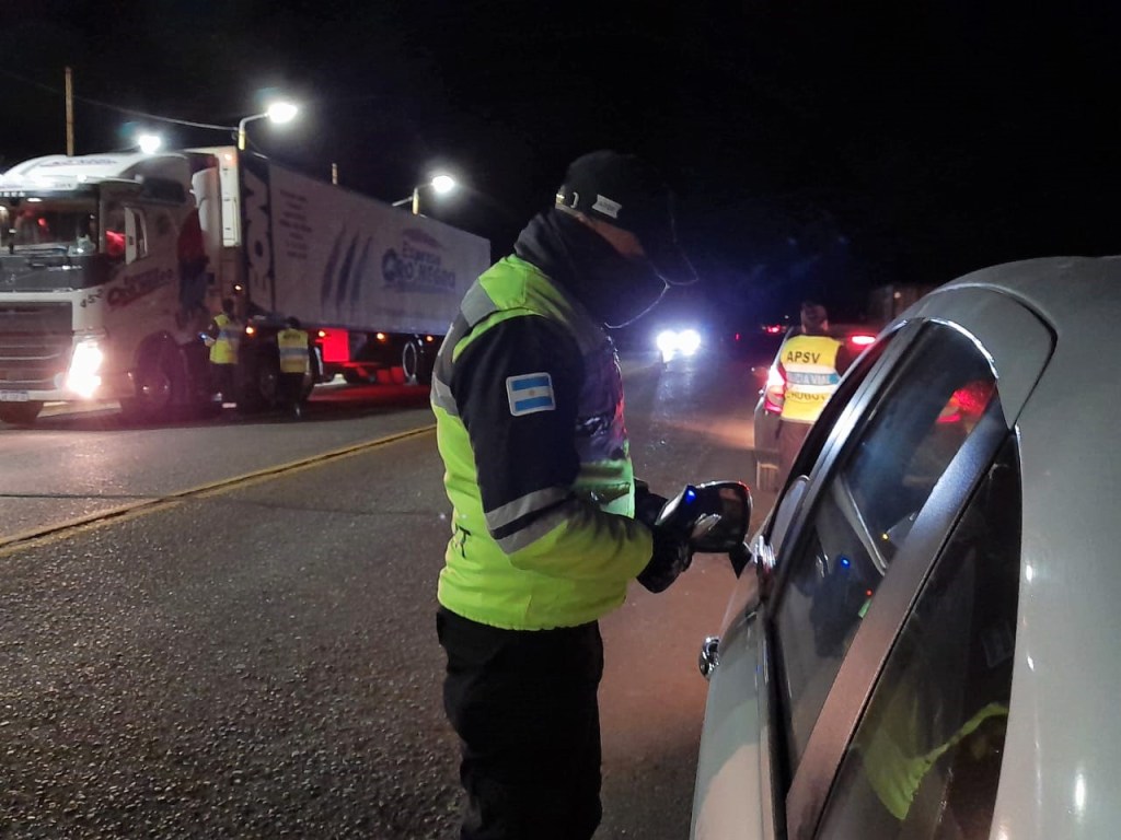 Seguridad Vial: Se controlaron más de 6 mil vehículos y se detectaron 43 conductores alcoholizados durante el fin de semana en&nbsp;Chubut