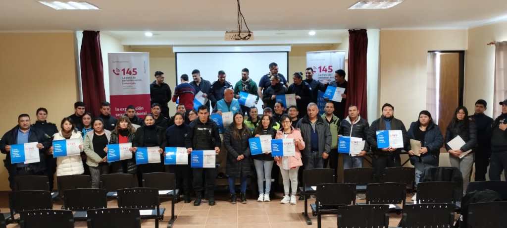 Tecka: La Policía del Chubut se capacitó en ‘Trata de Personas’ y delitos&nbsp;complejos