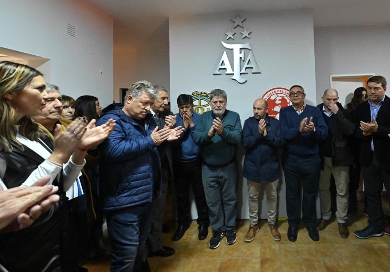 Inauguraron la Delegación Patagónica del Consejo Federal de Fútbol Argentino en&nbsp;Trelew