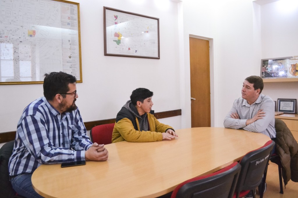 Biss recibió a joven atleta que fue invitado a participar de una competencia en&nbsp;Taiwán