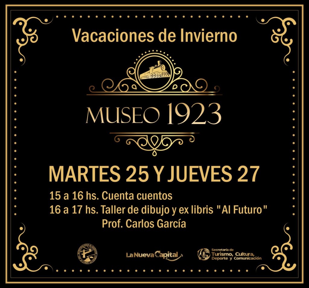 Vacaciones de invierno: habrá un taller de dibujo y otro de máscaras en el Museo 1923 de Playa&nbsp;Unión