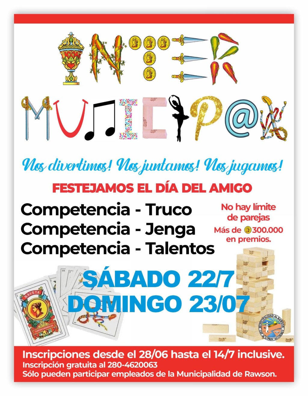 Continúan abiertas las inscripciones para participar del “Intermunicipal”