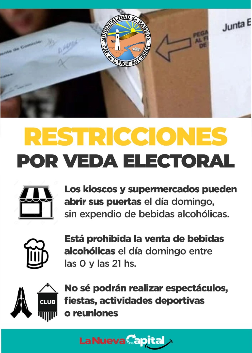 Elecciones: desde este sábado a las 20, los comercios no podrán vender bebidas con&nbsp;alcohol