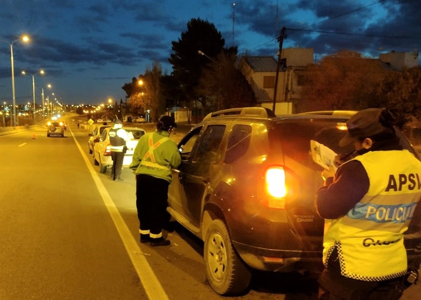 Seguridad Vial: Más de 10 mil vehículos controlados y 46 conductores alcoholizados durante el fin de semana en&nbsp;Chubut