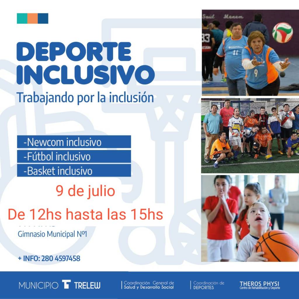 Trelew: Se viene la segunda edición del encuentro de deporte&nbsp;inclusivo