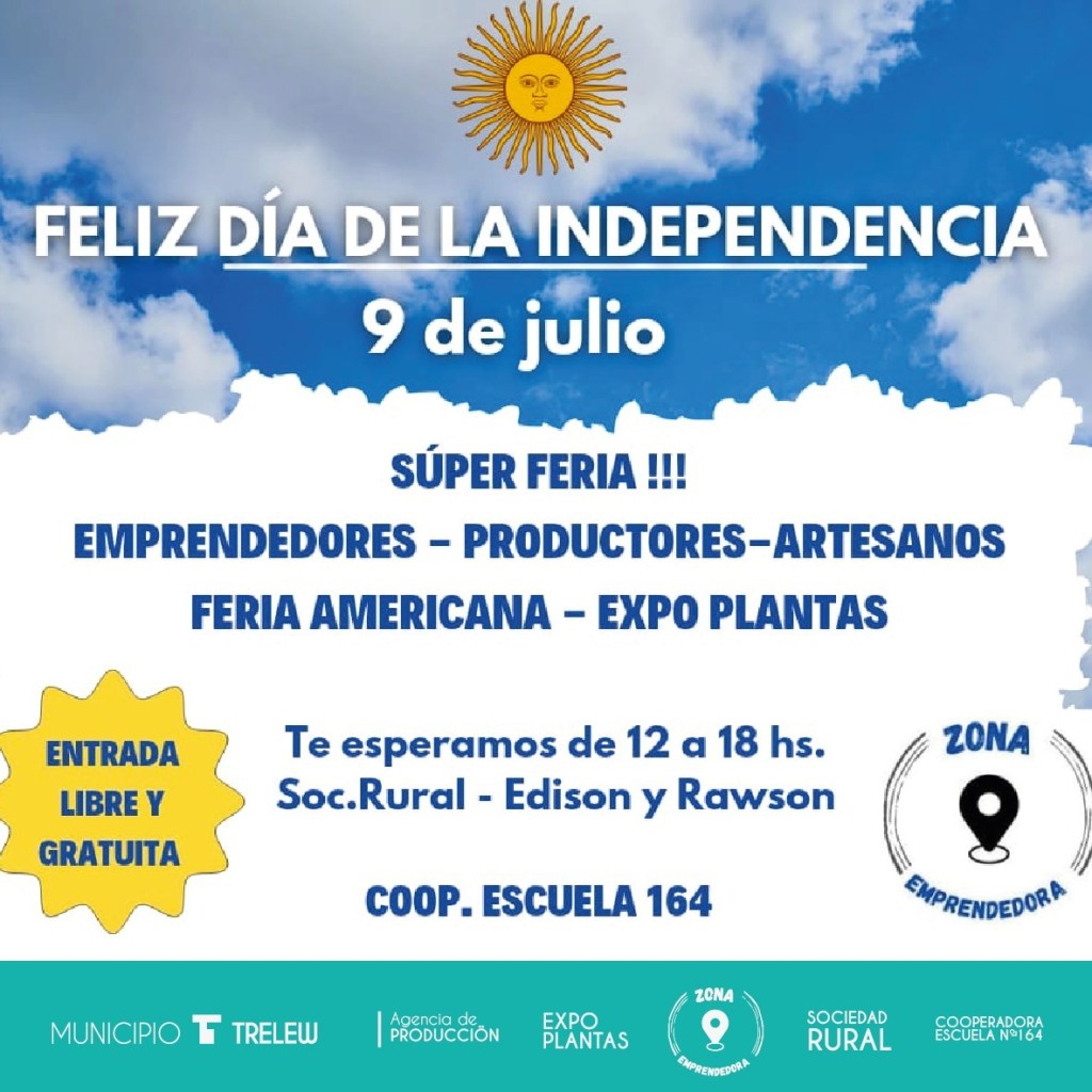 La Feria Patria por el Día de la Independencia ya tiene más de 60 stands confirmados