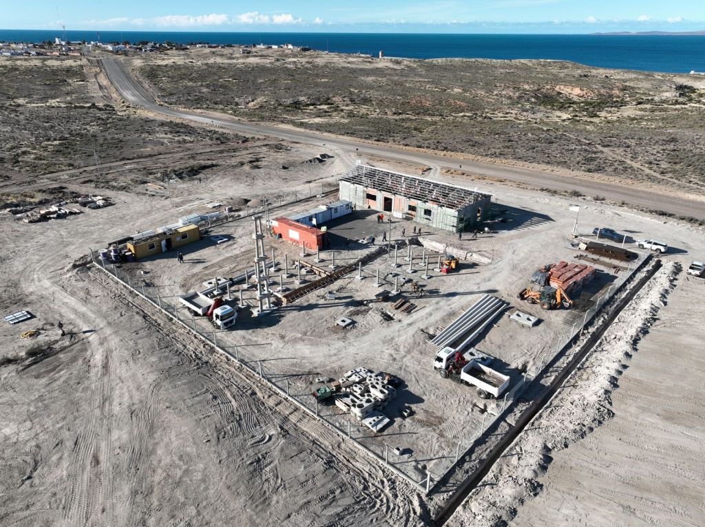El Gobierno del Chubut trabaja en la obra del interconectado eléctrico Garayalde-Camarones