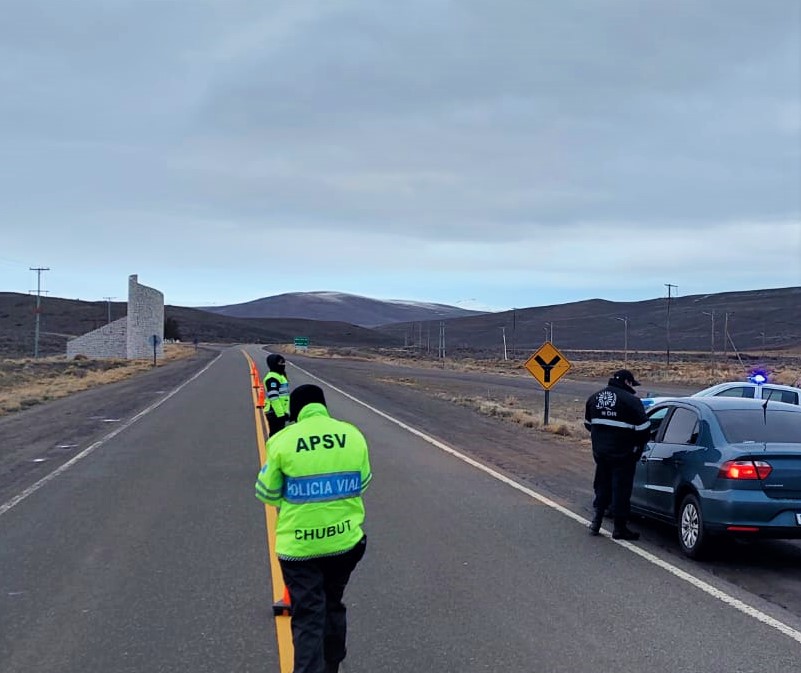 Seguridad vial en Chubut: La APSV controló a más de 6 mil vehículos durante el fin de&nbsp;semana
