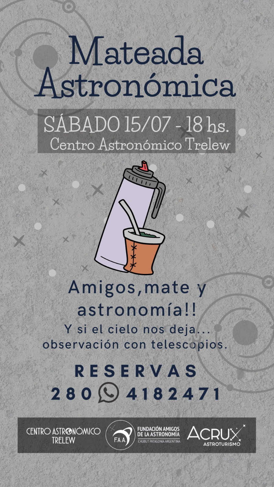 ¡Mateada Astronómica en el Planetario!
