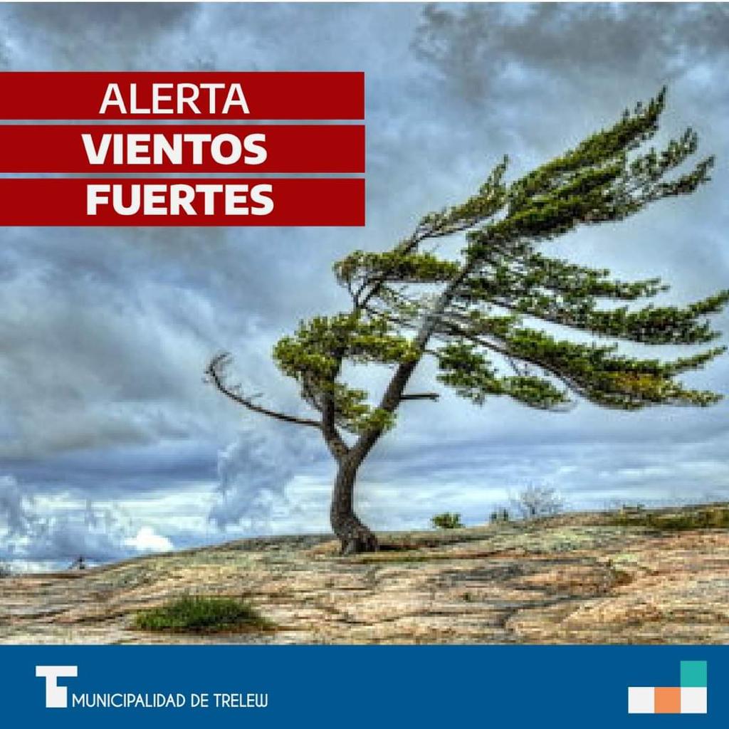 La Municipalidad de Trelew activó protocolos de seguridad ante el alerta por fuertes&nbsp;vientos