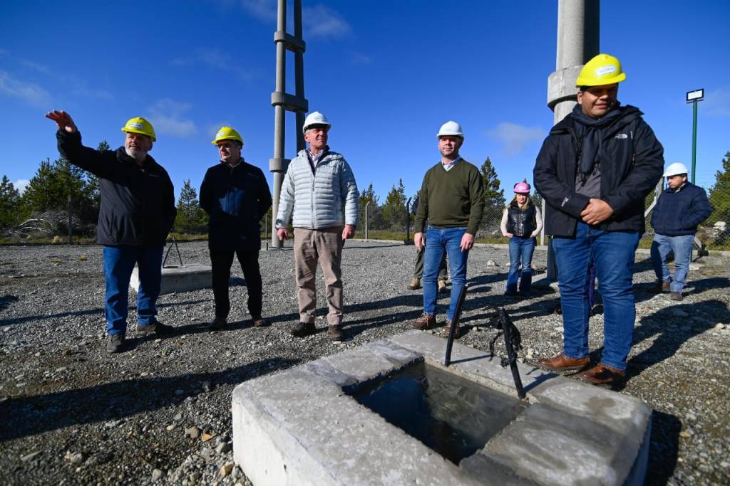 Arcioni supervisó el avance de obra de la Estación Transformadora ‘El&nbsp;Coihue’