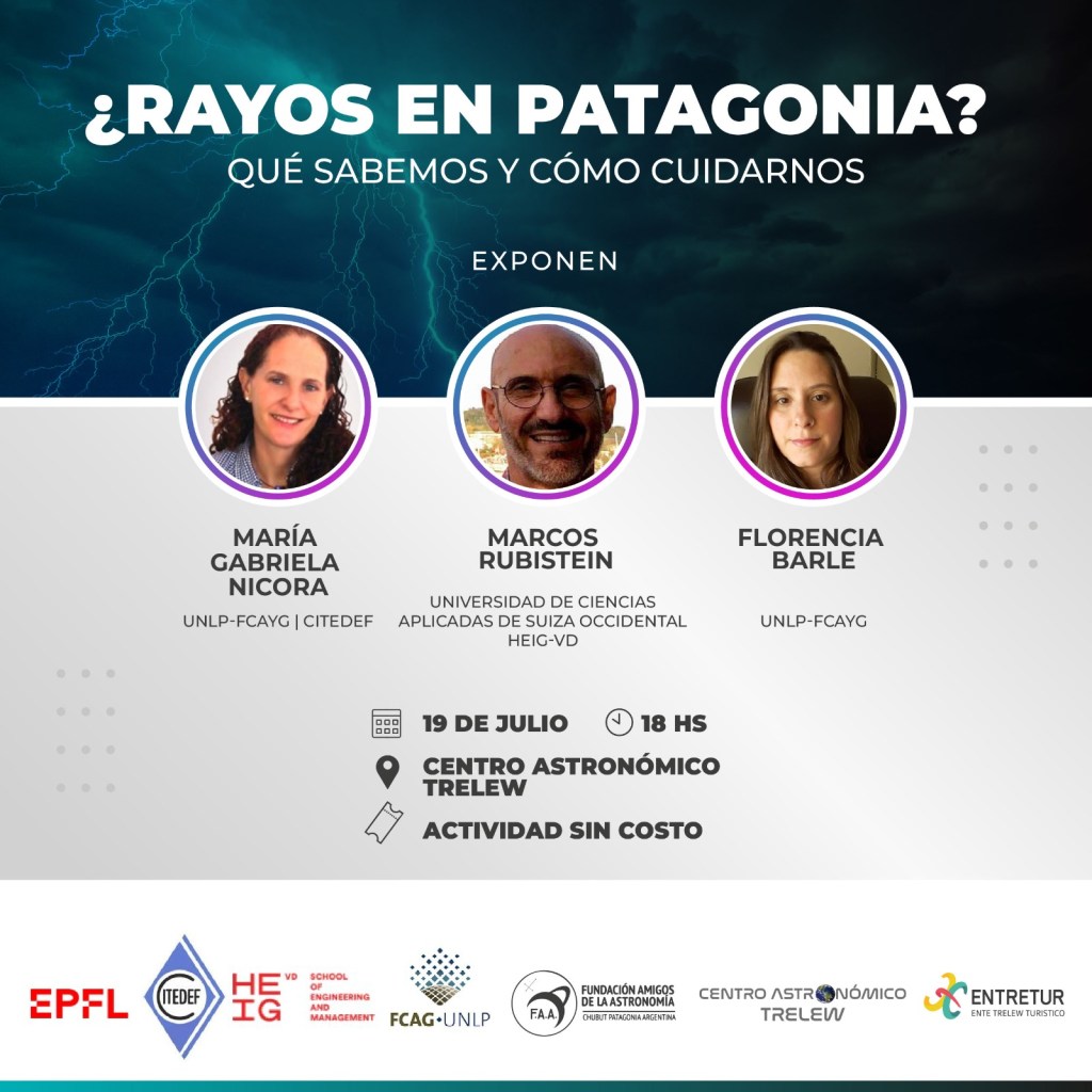 El Centro Astronómico Trelew trae la charla “Rayos en&nbsp;Patagonia”