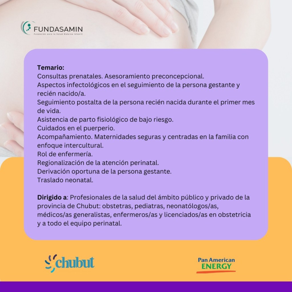 El Gobierno de la Provincia invita a participar de la capacitación “Atención respetuosa y segura de la persona gestante y recién&nbsp;nacida”