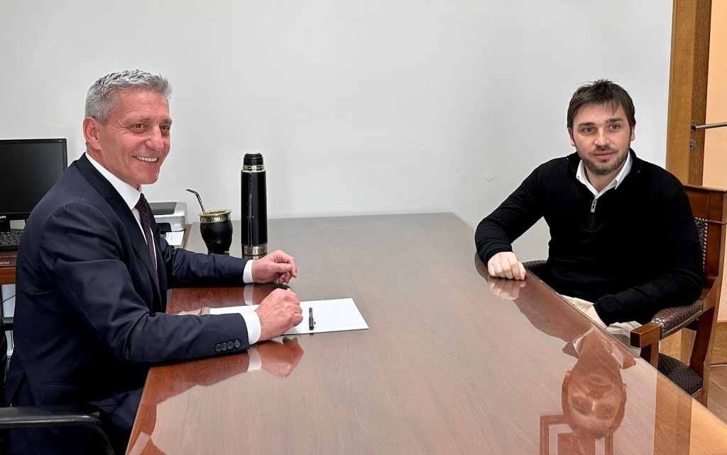 Arcioni recibió a Ignacio Torres para definir puntos específicos de cara al proceso de&nbsp;transición