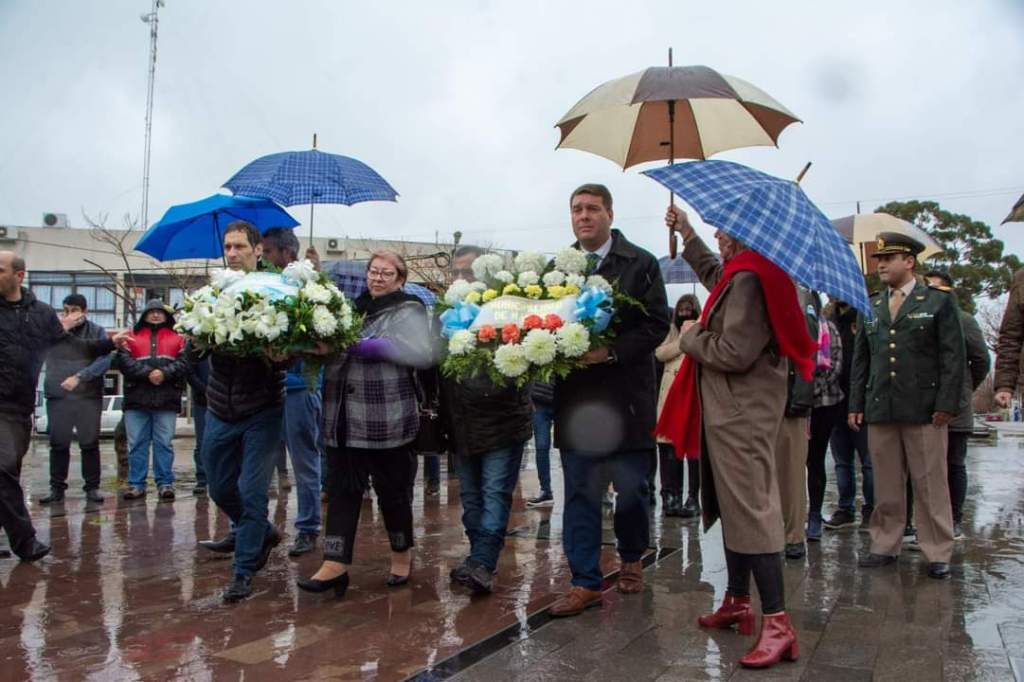 Biss y Monasterolo encabezaron el acto homenaje al General San&nbsp;Martín