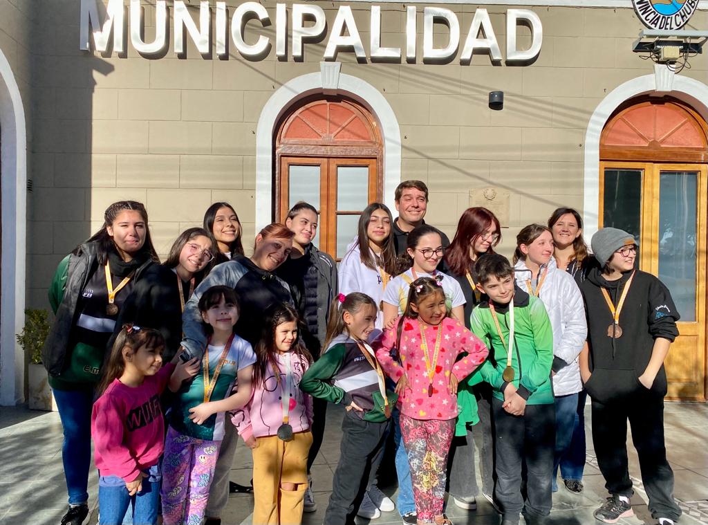 Biss recibió a integrantes de la Escuela Mónica Irigoyen Rawson que participaron de la Copa América de Patín en Buenos&nbsp;Aires