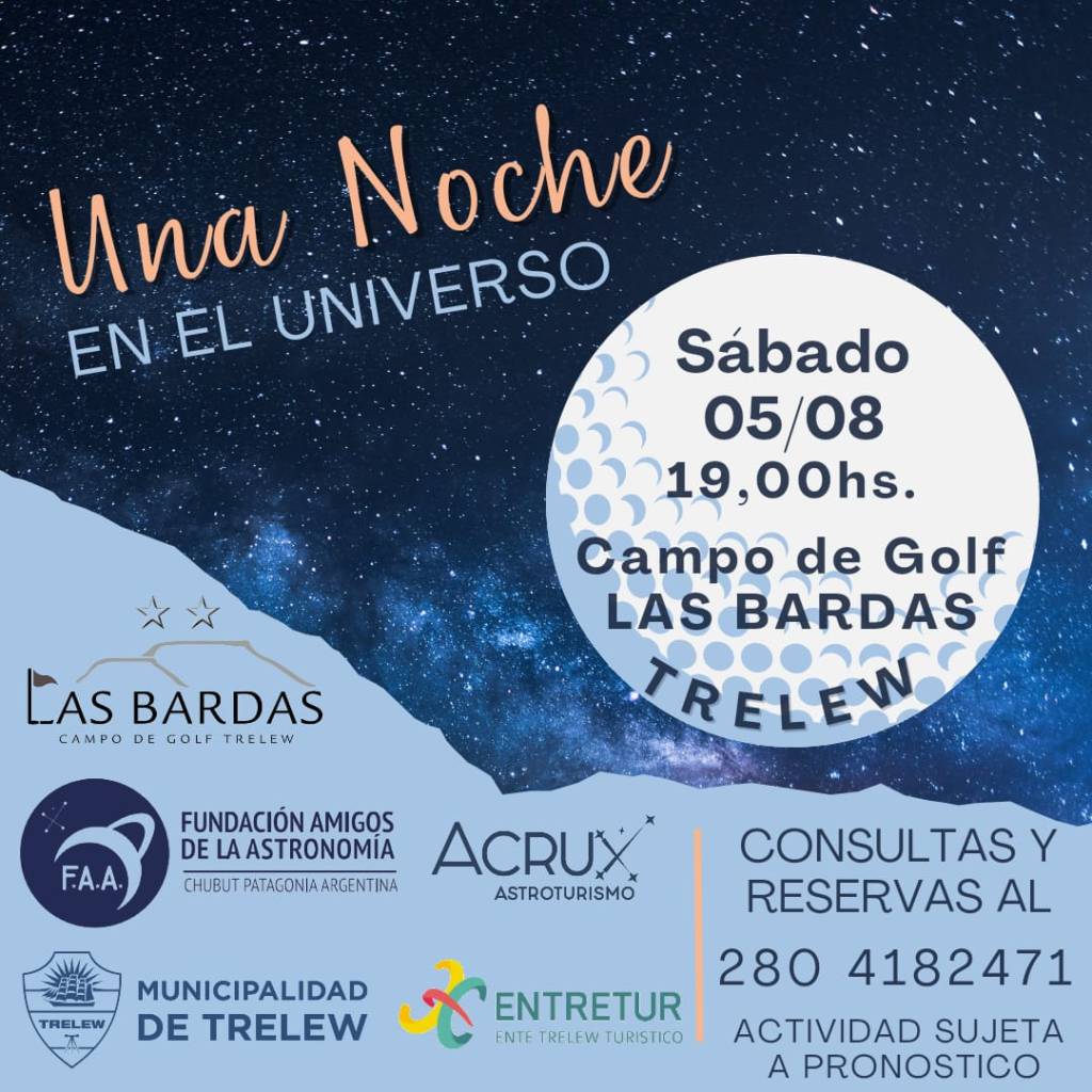 Trelew propone una nueva actividad de&nbsp;astroturismo