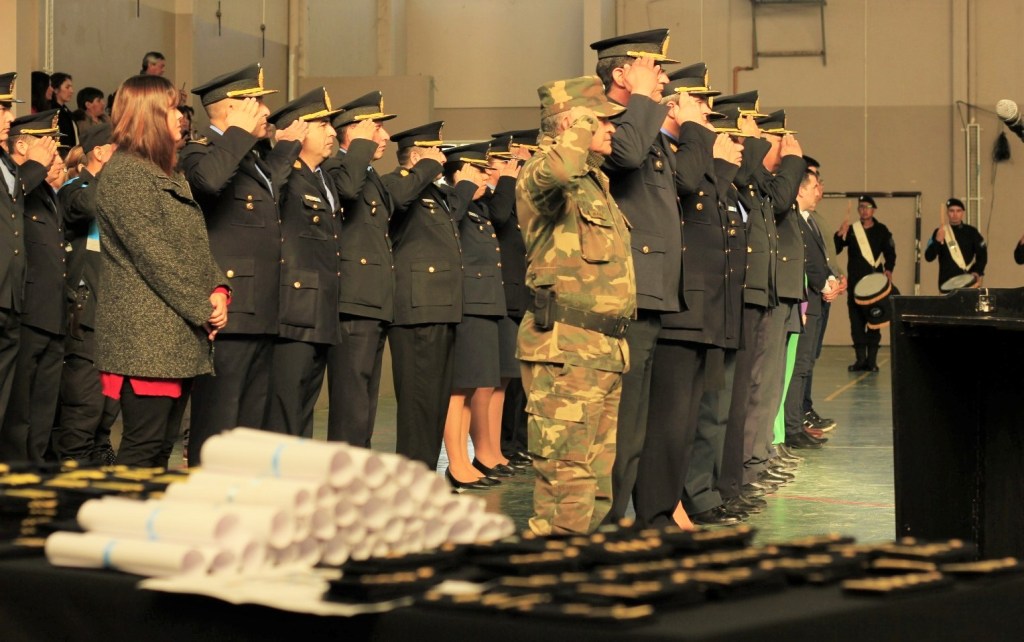 Rawson: Se realizó el acto de ascenso de 135 efectivos de Policía del&nbsp;Chubut