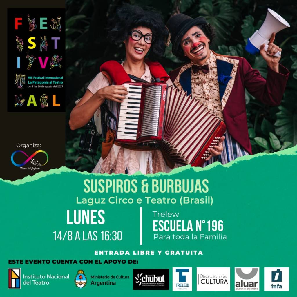 La compañía «Laguz Circo e Teatro» de Brasil brindará una función gratuita en la Escuela&nbsp;196