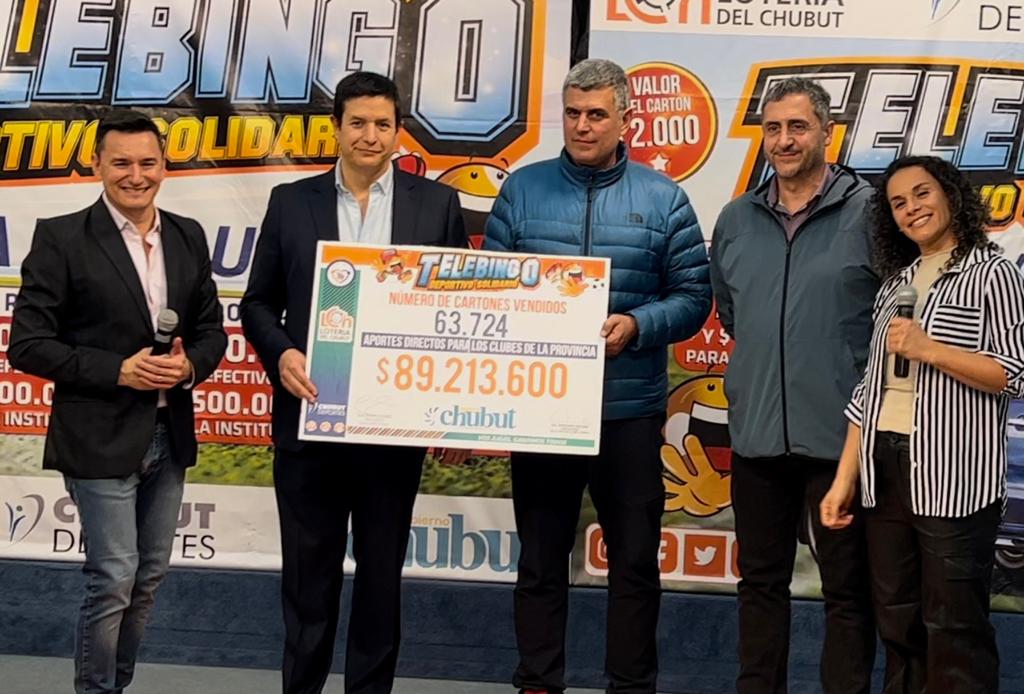 Lotería del Chubut: El Telebingo Deportivo y Solidario benefició a más de 200 entidades de la&nbsp;provincia