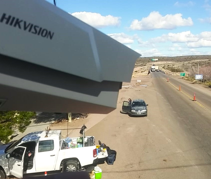 El Gobierno del Chubut actualizó el sistema de cámaras lectoras de patentes de Arroyo&nbsp;Verde