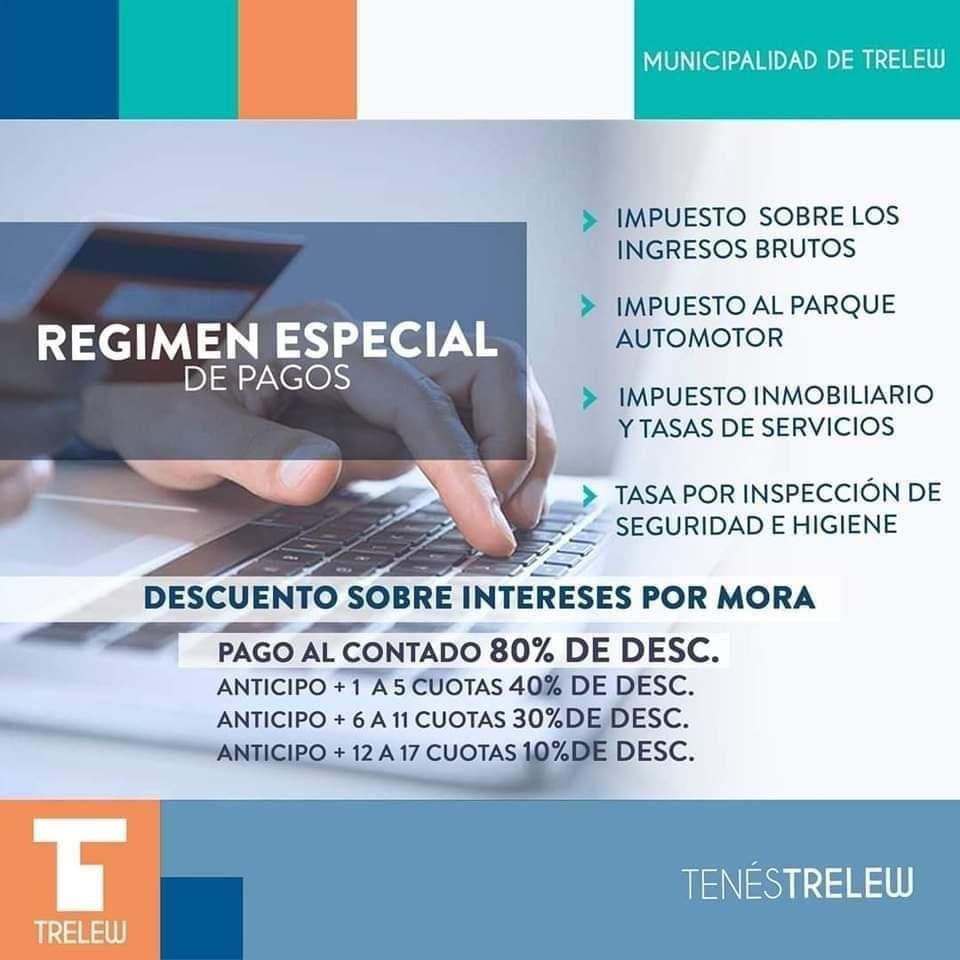 El municipio de Trelew continúa con el régimen especial de descuentos&nbsp;impositivos