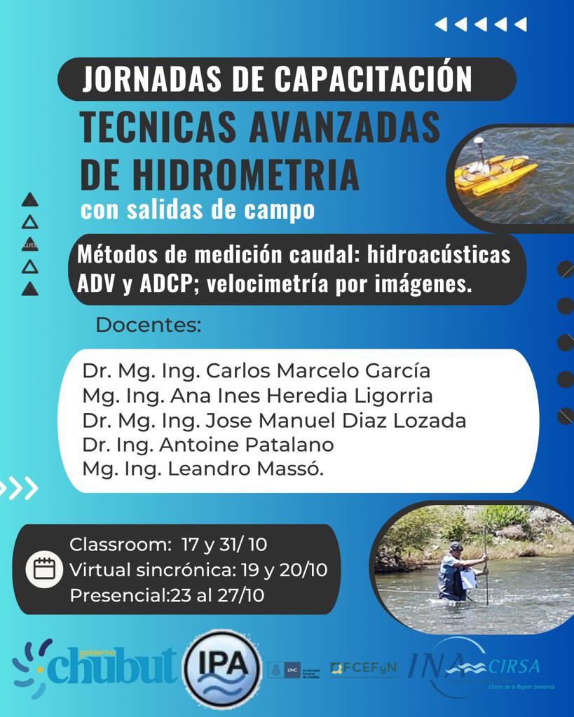 Provincia realizará jornadas de capacitación en técnicas avanzadas de hidrometría y una exposición magistral de proyectos de ciencia&nbsp;ciudadana