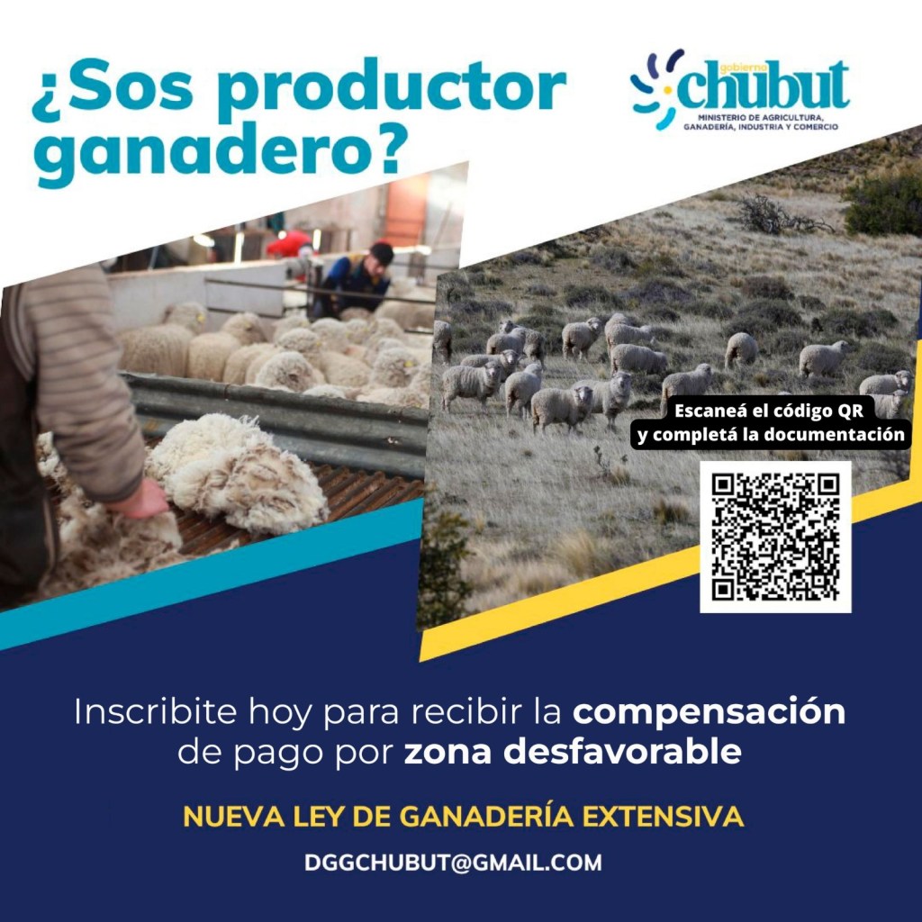Ley de Ganadería Extensiva: Productores chubutenses ya pueden solicitar la compensación por zona&nbsp;desfavorable