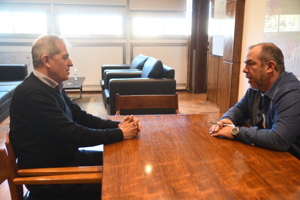 Grazzini recibió al próximo ministro de Educación de la&nbsp;Provincia