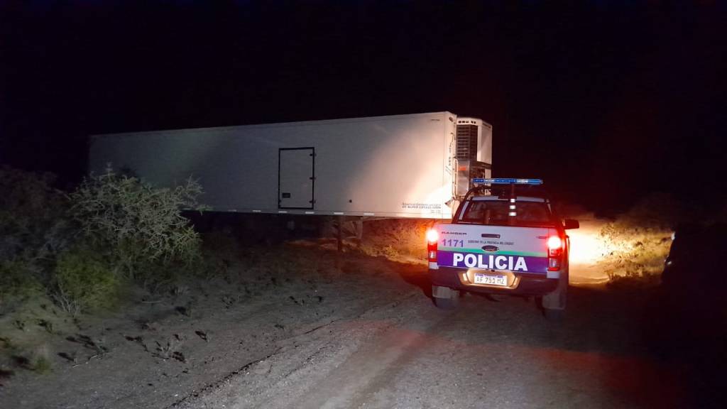Camarones: La Policía del Chubut localizó un camión y secuestró productos de pesca vinculados a un presunto&nbsp;robo