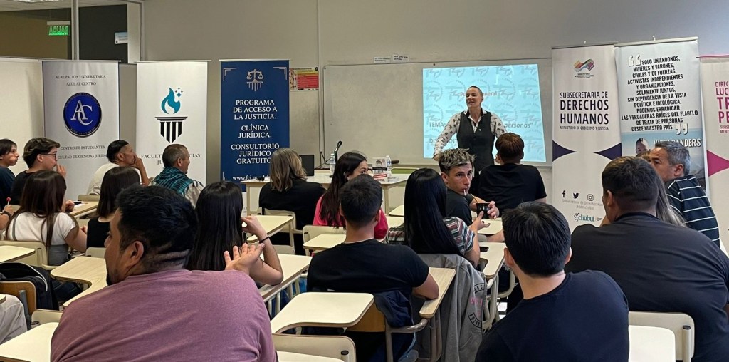 Derechos Humanos: Se realizó con éxito en Trelew la charla abierta sobre Trata y Tráfico de&nbsp;Personas