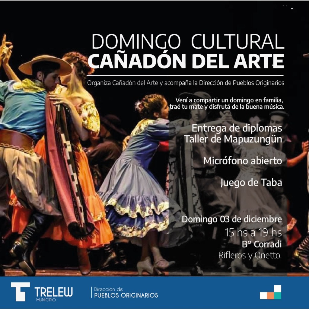 Se realizará este domingo una jornada cultural en el Cañadón del&nbsp;Arte
