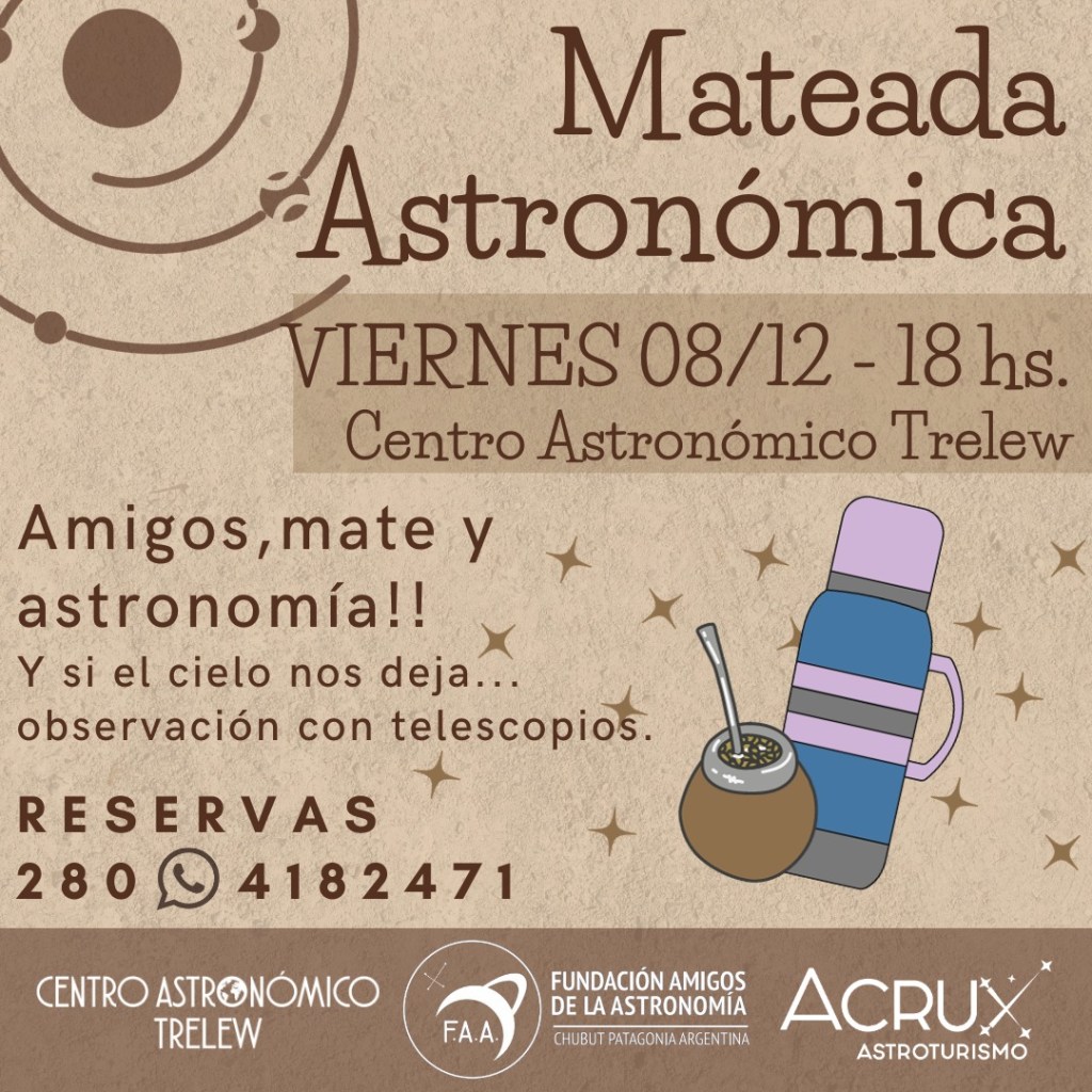 Nueva edición de Mateada Astronómica en el&nbsp;Planetario