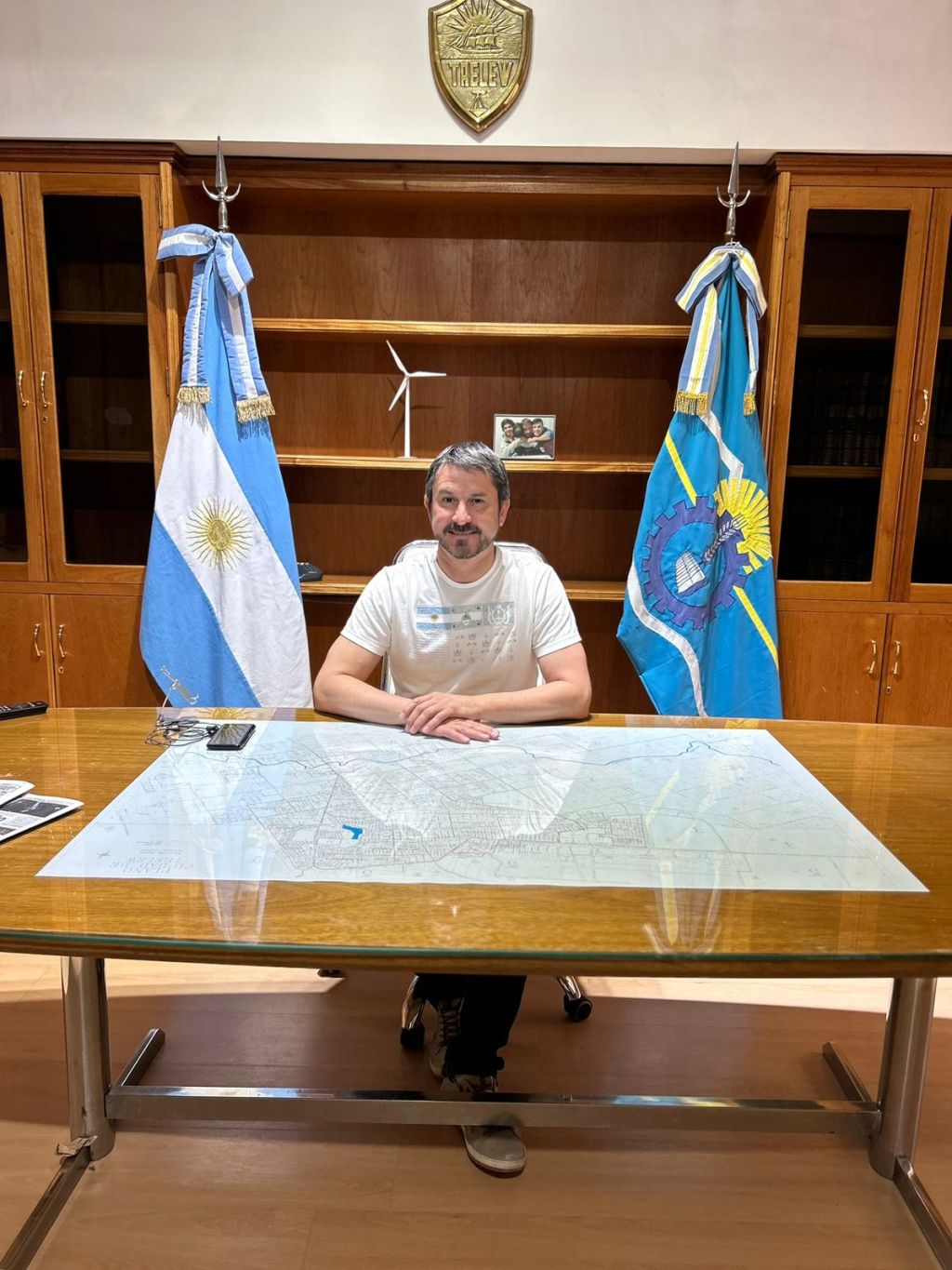 Merino reunió a su gabinete para organizar el proceso de transformación&nbsp;municipal