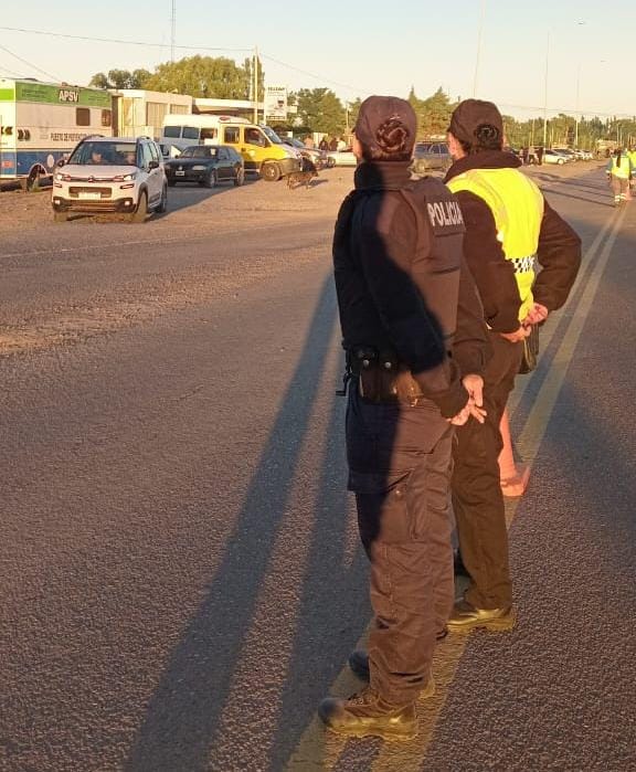 Operativo preventivo en ruta 25 para garantizar la seguridad de un evento&nbsp;masivo