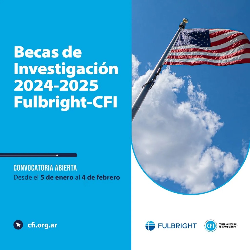 Provincia invita a participar de las Becas de Investigación Fulbright&nbsp;2024-2025