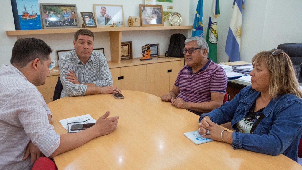 El intendente Biss se reunió con el presidente del Club Defensores de La&nbsp;Ribera