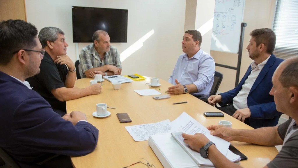 Biss se reunió con Mammoliti para conocer el avance de la obra de la Planta&nbsp;Potabilizadora