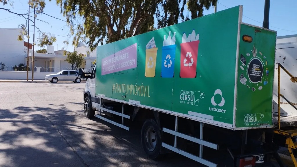 El Punto Limpio Móvil de Girsu realizará el ecocanje en Gaiman, Playa Unión, Puerto Madryn y&nbsp;Trelew