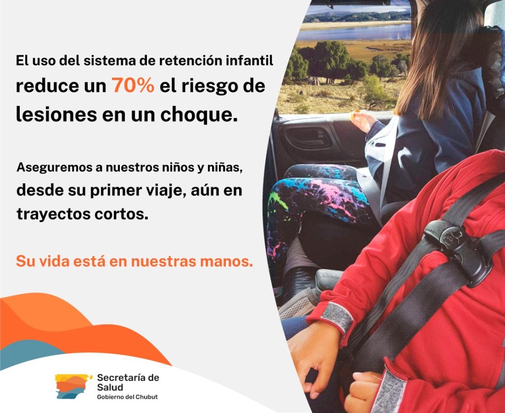 Provincia recuerda las medidas necesarias para prevenir lesiones en menores por causa de siniestros&nbsp;viales