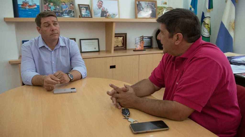 El intendente Biss recibió al presidente de Bigornia&nbsp;Club