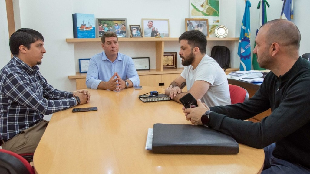 El intendente Biss se reunió con Maximiliano Valle, nuevo subsecretario de Enlace Territorial de la&nbsp;provincia