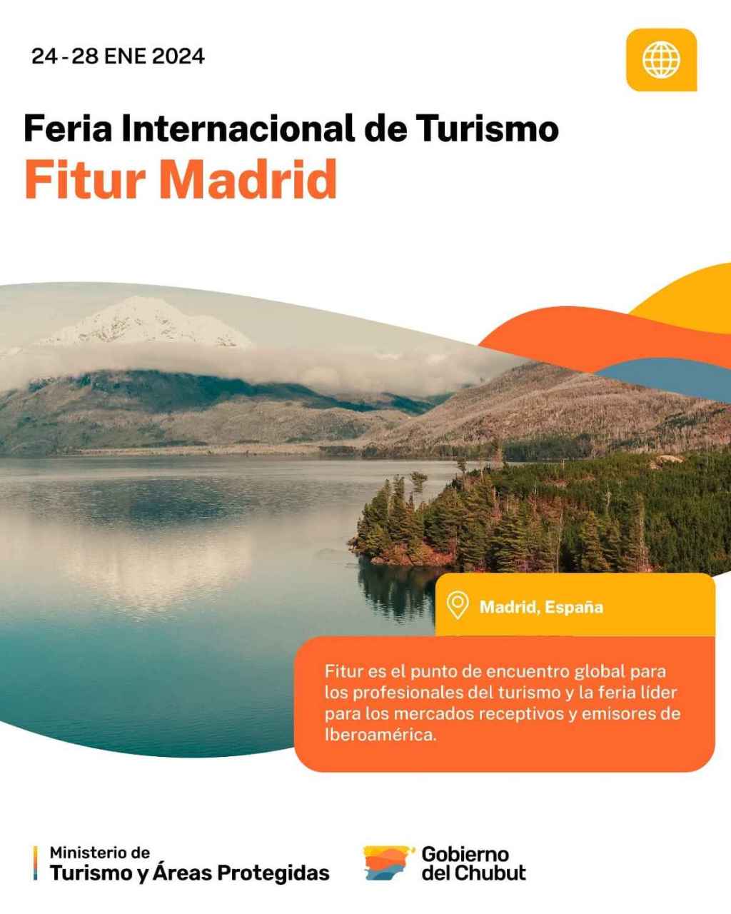 Chubut busca posicionarse en el mercado europeo en una nueva edición de la Feria Internacional de Turismo de&nbsp;Madrid