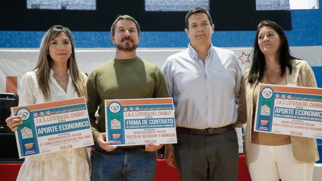 Las sedes de las colonias de vacaciones 2024 recibieron materiales de Lotería del&nbsp;Chubut