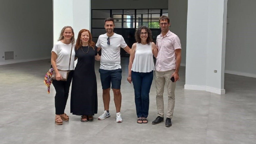 Autoridades municipales remarcaron que la obra del MEF será un gran aporte para la paleontología y el turismo regional 