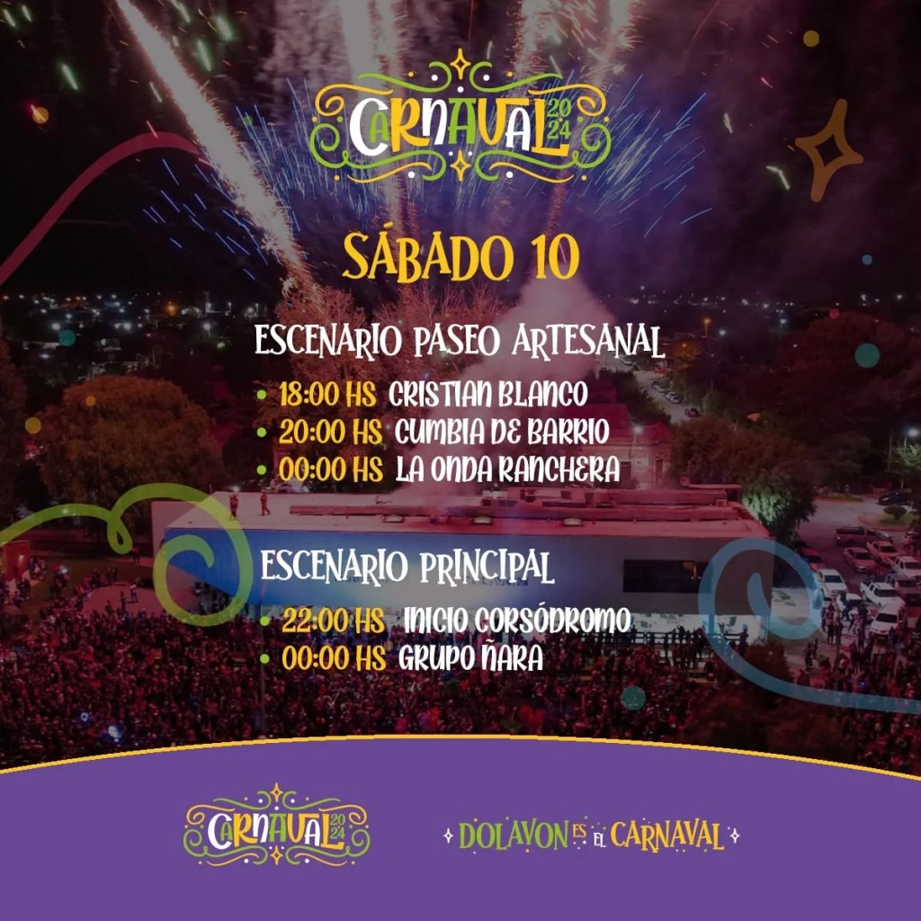 Dolavon: comienzan los Carnavales más famosos de la&nbsp;Patagonia