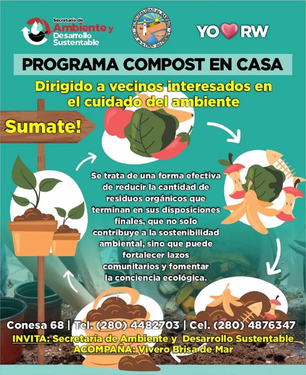 La Municipalidad de Rawson lanza el programa “Compost en&nbsp;casa”