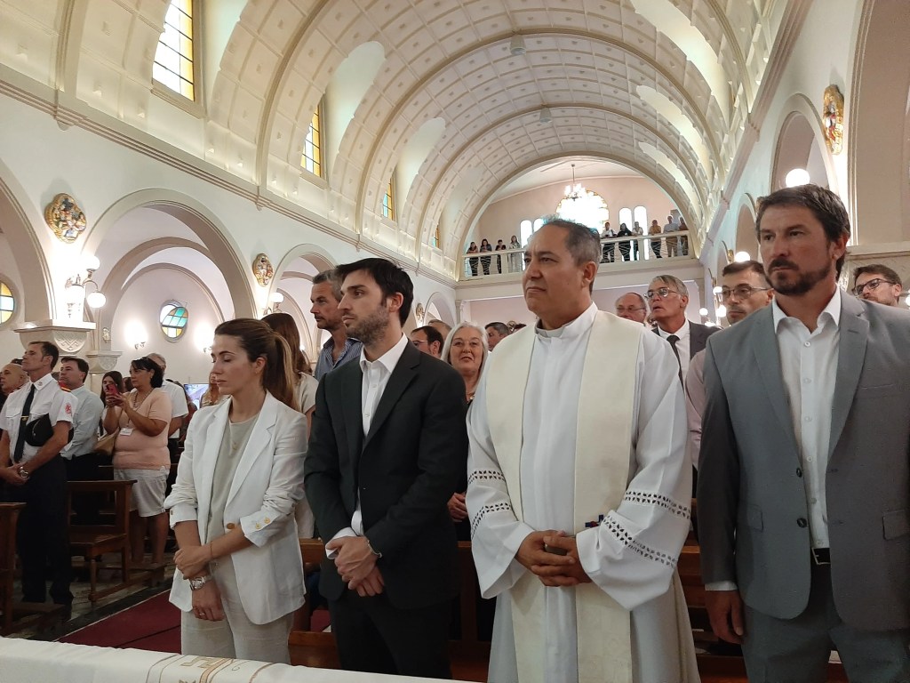 Merino y Torres participaron de la creación de la nueva Diócesis de Rawson e institución de la Catedral María Auxiliadora de&nbsp;Trelew
