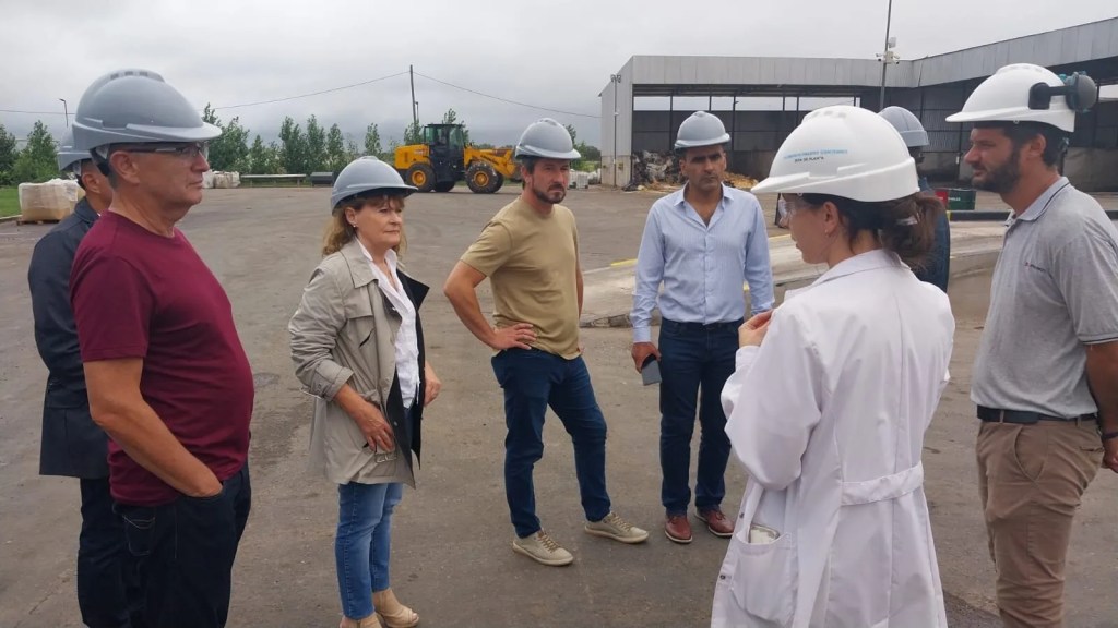 Merino recorrió la planta Helios y remarcó la importancia de generar energía sustentable en la&nbsp;zona